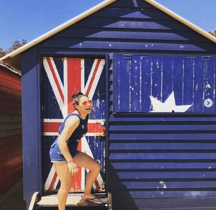 Picture of Ana at Australian Flag Beach Box in Brighton